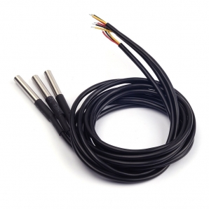Stainless Steel Probe Waterproof Mini Jack DS18B20 Temperature Sensor Digital Output